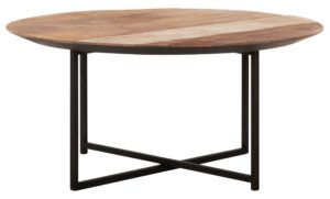 Coffee Table Cosmo Round Small,35xØ75 Cm, Recycled Teakwood