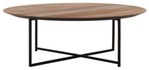 Coffee Table Cosmo Round Large,35xØ100 Cm, Recycled Teakwood