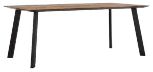 Dining Table Shape Rectangular,78x200x100 Cm, Recycled Teakwood