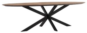 Dining Table Shape Oval,78x280x120 Cm, Recycled Teakwood