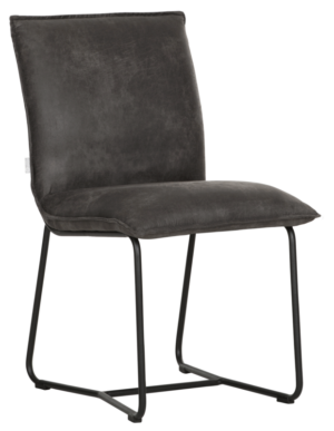 Side Chair Delaware – ORDER By 2 Pcs,87x46x56 Cm, Carlitto Charcoal