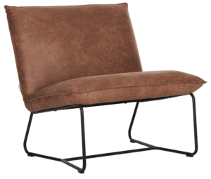 Lounge Chair Delaware,80x78x80 Cm, Carlitto Cognac