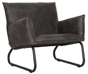 Lounge Chair Snake,82x81x65 Cm, Carlitto Charcoal