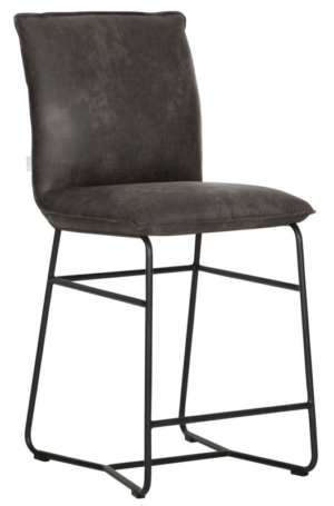 Counter Chair Delaware,104x45x55 Cm, Carlitto Charcoal