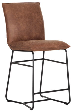 Counter Chair Delaware,104x45x55 Cm, Carlitto Cognac