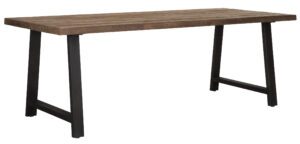 Dining Table A-team,78x200x90 Cm, 5 Cm Recycled Teakwood Top
