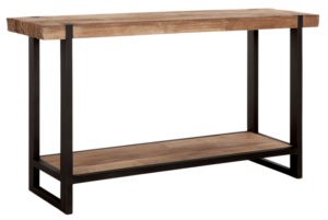 Console Table Beam,78x140x40 Cm,  6 Cm Recycled Teakwood Top