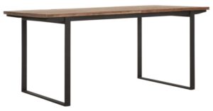 Dining Table Odeon Rectangular,78x175x90 Cm, Recycled Teakwood