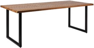 Outdoor Table Central Park,76x200x90 Cm, Recycled Teak