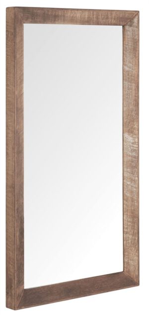 Mirror Metropole Rectangular Small,90x50x5 Cm, Recycled Teakwood