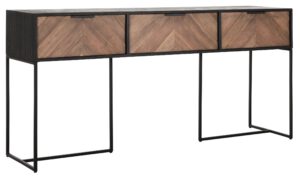 Sideboard Criss Cross, 3 Drawers,78x160x40 Cm, Mixed Wood