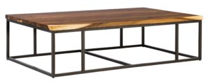 Coffee Table Flare Rectangular,35x130x80 Cm, Suar Wood