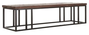 Coffee Table Timber Rectangular,35x140x40 Cm, Mixed Wood