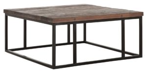 Coffee Table Timber Square,35x80x80 Cm, Mixed Wood