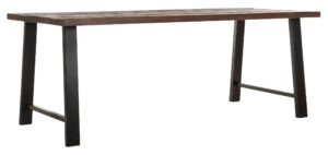 Dining Table Timber Rectangular,78x200x90 Cm, Mixed Wood