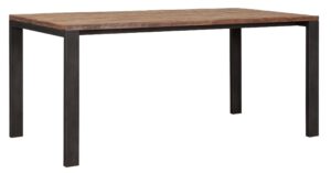 Dining Table Tracks,78x175x90 Cm, 3 Cm Recycled Teakwood Top